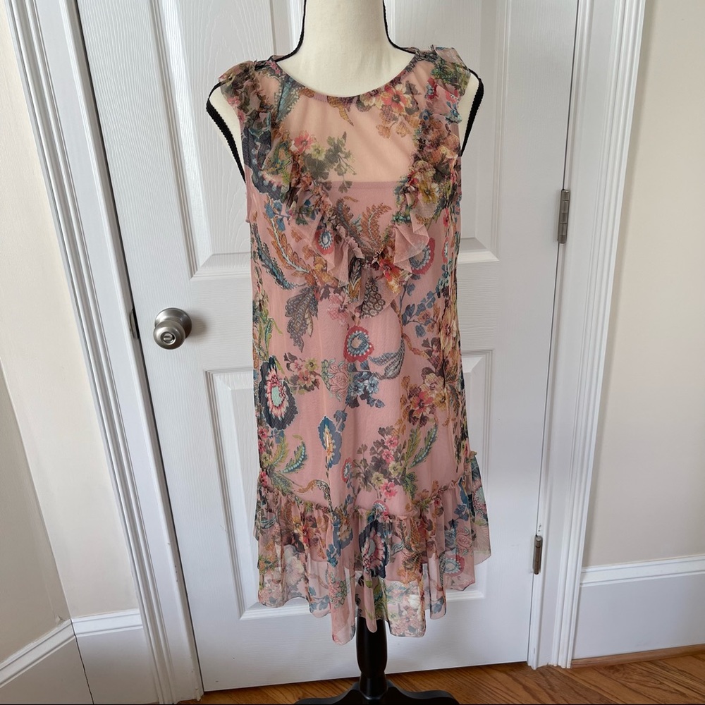 Blush Pink Floral Dress